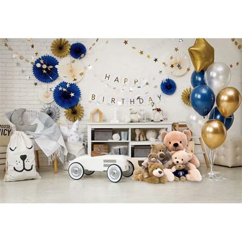 Buy Dashan X Ft Polyester Happy Birthday Backdrop Baby Boy St