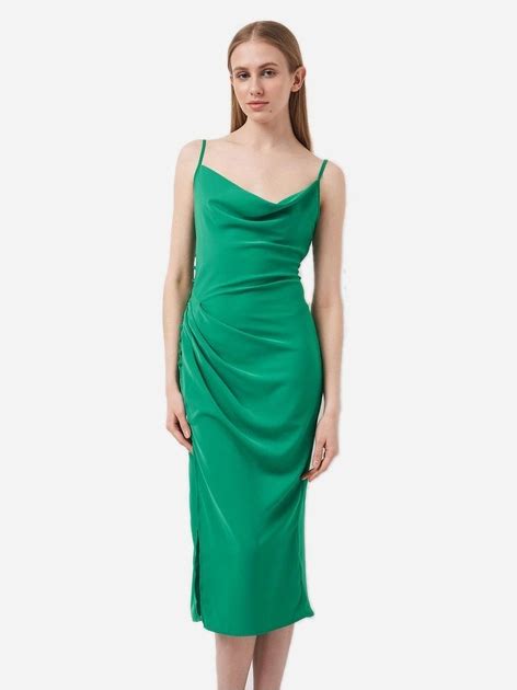 Платье вечернее миди летнее женское Missguided DD931150 36 Зеленое ...