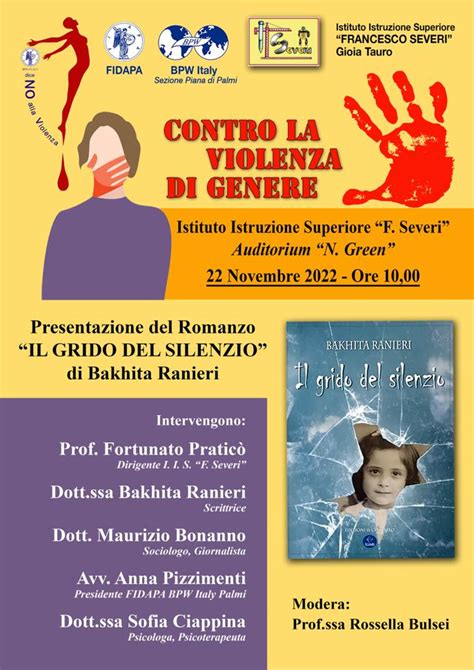 Presentazione Del Romanzo IL GRIDO DEL SILENZIO Di Bakhita Ranieri