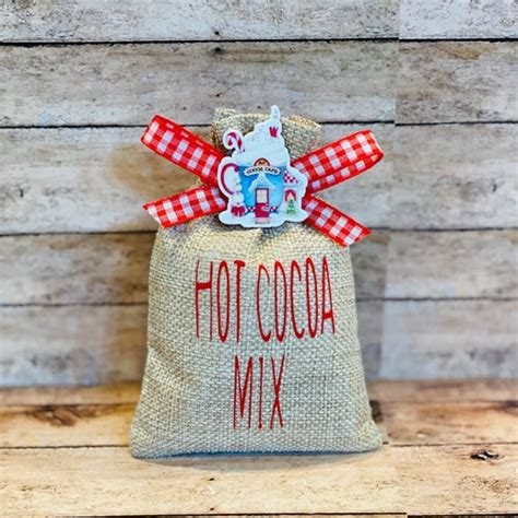 Hot Cocoa Bar Tiered Tray Decor Christmas Beaded Garland Etsy
