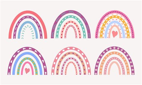 hand drawing rainbow 11734675 Vector Art at Vecteezy