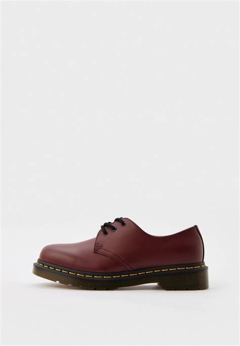 Туфли Dr. Martens 1461 Cherry Red Smooth, цвет: бордовый, RTLADK787801 ...