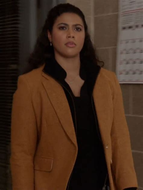 Chicago Fire Katelynn Shennett Orange Blazer