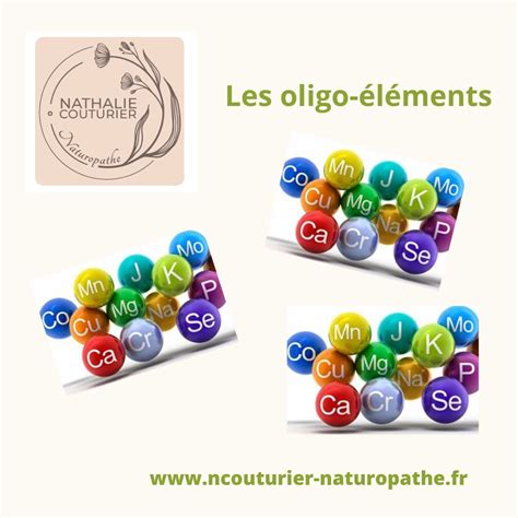 Les Oligo L Ments Nathalie Couturier Naturopathe