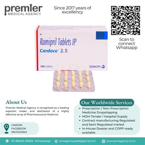 Ramipril Tablets Ip Cardace Mg At Stripe In Nagpur Id