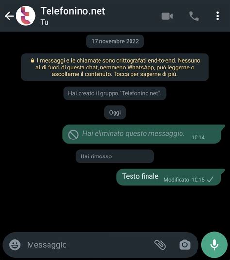 Whatsapp Modifica Dei Messaggi Disponibile Ufficialmente Per Tutti