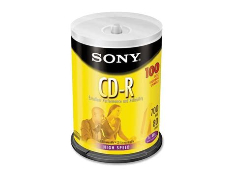 SONY 700MB 48X CD R 100 Packs Disc Model 100CDQ80RS Newegg