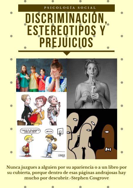 Prejuicios Estereotipos Y Discriminaci N