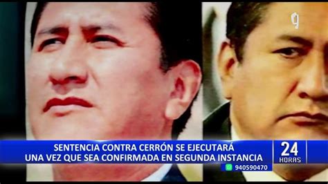 Pj Dicta 4 Años De Prisión Efectiva Contra Vladimir Cerrón Por El