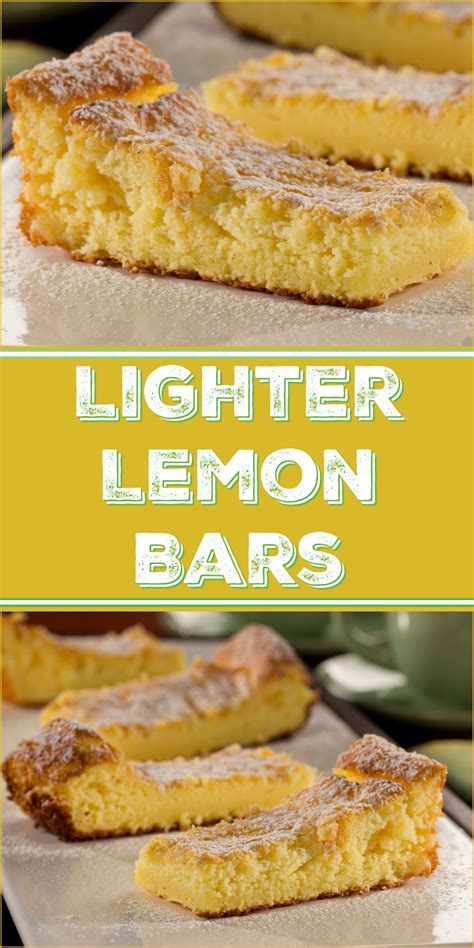 Lighter Lemon Bars Recipe Diabetic Friendly Desserts Lemon Bars Lemon Desserts