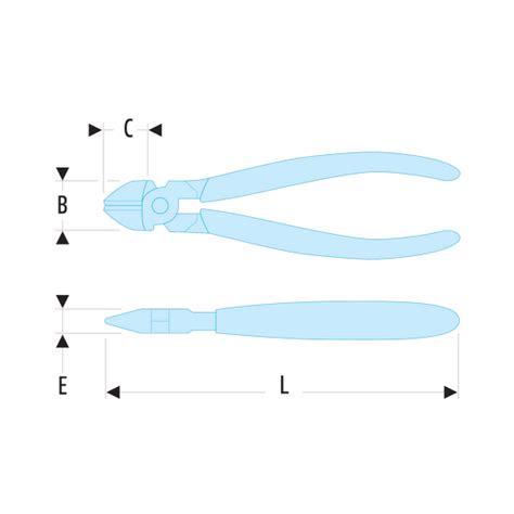 Pince Coupante Facom Diagonale Coupe Axiale Mm Outillage