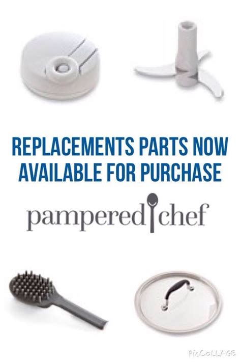 Broken Pampered Chef product? No worries... Now I can offer you a replacement parts with any ...