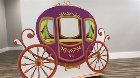 Carriage Cardboard Stand In Youtube