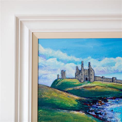 Dunstanburgh Castle Northumberland Painting Joanne Wishart