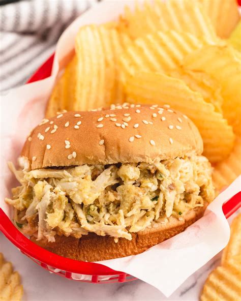 Ohio Shredded Chicken Sandwiches Tastes Of Lizzy T