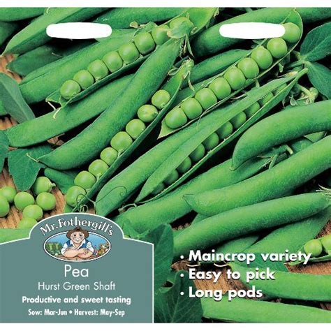 Pea Hurst Green Shaft Seeds Mr Fothergills Bridgend Garden Centre