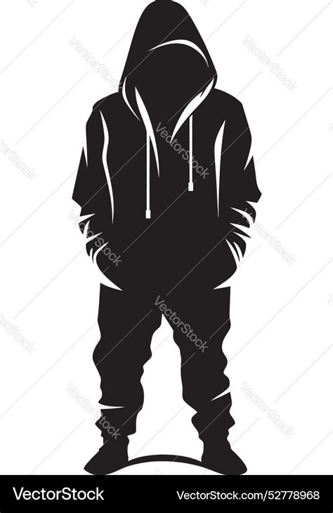 City sleuth man in hoodie logo icon hero Vector Image