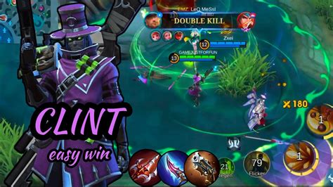 Clint Best Build For Solo Rank 🔥🔥 Mlbb Mlbb Gameplay Youtube