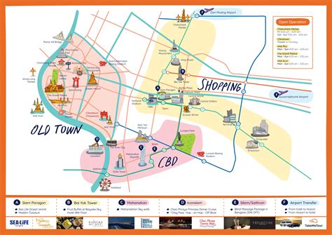Detail bangkok map for travelers guide – Artofit