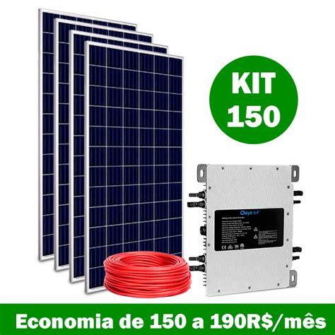 Kit Gerador Energia Solar Fotovoltaica 280Kw H 2 2Kwp Ecosoli