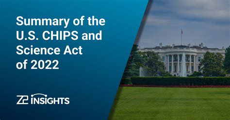 Summary Of The U S Chips And Science Act Of Z Data