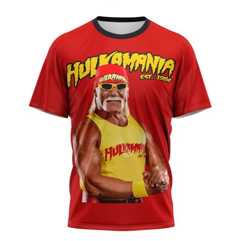 Hulk Hogan Hulkmania Tshirt Sublimation