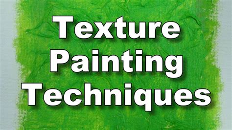 How To Create Texture In Acrylic Painting At Nichole Ulrich Blog