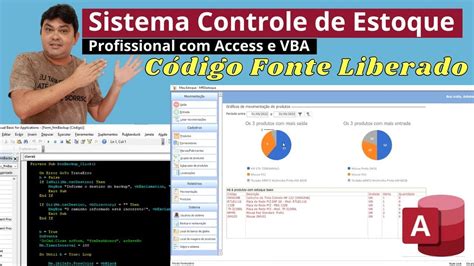 Sistema Profissional de Controle de Estoque Access e VBA Código