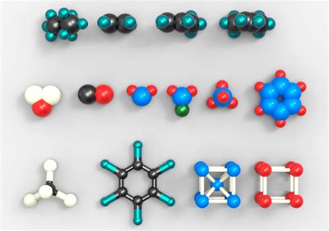 3d Model Atoms Molecules Turbosquid 1329618