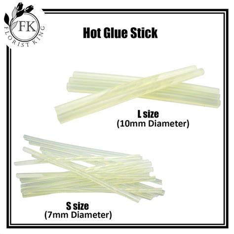 Ready Stock 1 Pkt Glue Stick Hot Melt Glue Stick Transparent Heat Glue Batang Gam