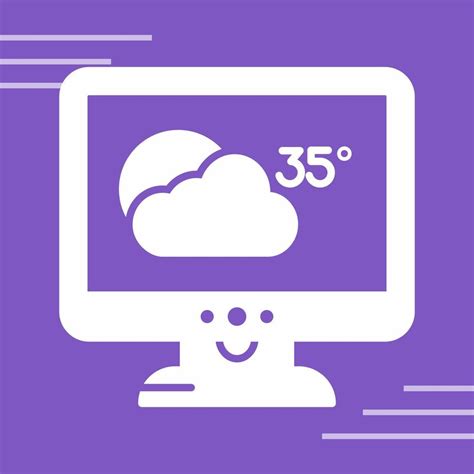 Weather Forecast Vector Icon 22854624 Vector Art At Vecteezy