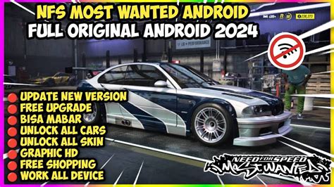 Game Nfs Most Wanted Android Game Balapan Grafik Hd Di Android