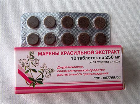 Марена красильная для кошек: инструкция по применению