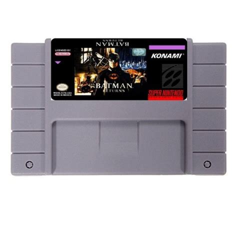 Cartucho Batman Returns Super Nintendo Snes Shopee Brasil