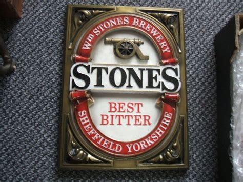 Stones Best Bitter Pub Sign Sheffield Pub Signs Beer Signs Bottle