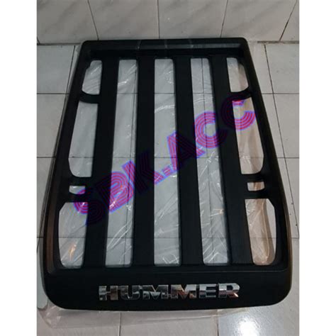 Jual Paket Roof Rack Hummer Crossbar Kaki Rak Jepit Body 2Pc