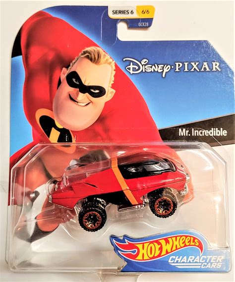 Hot Wheels Character Cars Mr Incredible Disney Pixar Scale Ggx Cars Race Cars Play