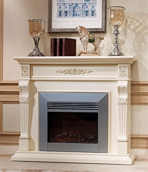 Портал для камина Милано, Fireplace, цвет: Слоновая кость из массива ...