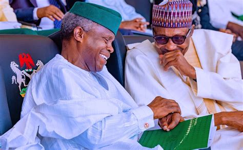 President Buhari Celebrates Vice President Yemi Osinbajo At