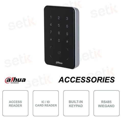 ASR2101A ME RFID Access Control Keypad IC Card Reader And ID Card