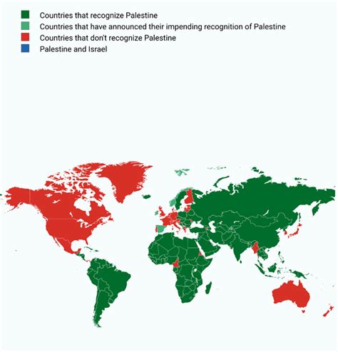 Which Countries Recognize The State Of Palestine R Mapporn