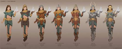 Diablo 2 Fan Remake Sorceress Armor Concepts By Nikolayasparuhov On