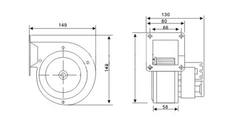 Cyz Industrial Centrifugal Blower W V Sirocco Fan