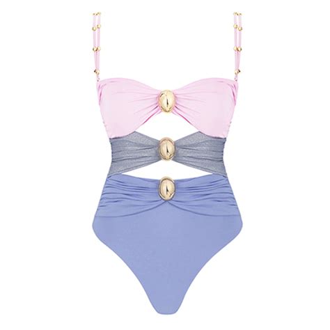 Beai V Neck Swimsuits For Women Bikini Sexy Bathing Suits For Women Two Piece Swimwear For Women