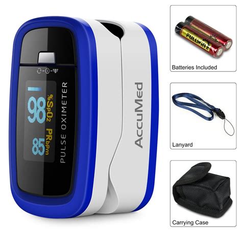 Accumed Cms 50d1 Finger Pulse Oximeter Blood Oxygen Sensor Spo2 For