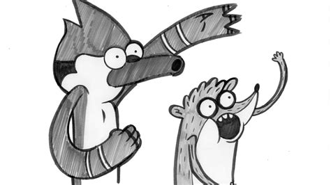 Como Dibujar A Mordecai Y Rigby How To Draw Mordecai And Rigby Youtube