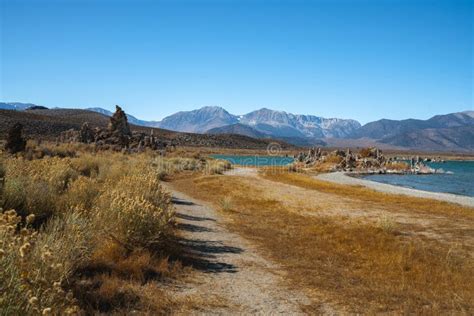 Mono Lake Tufa State Natural Reserve, California. Stock Image - Image ...