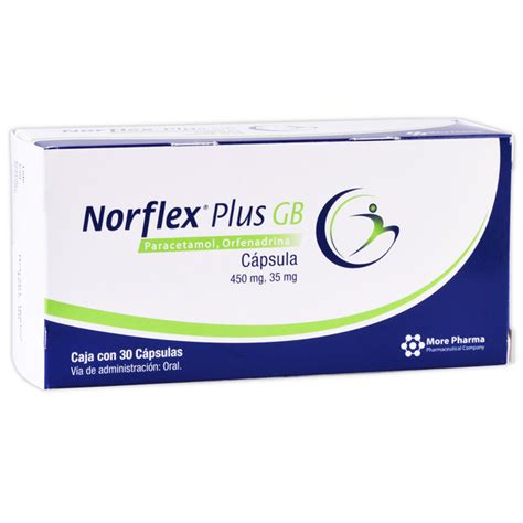 Medically Norflex Plus Gb C30 Caps 45035 Mg Farmacia A Domicilio