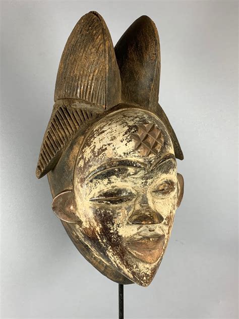 Punu African Female Mask From The Punu Gabon Verkocht