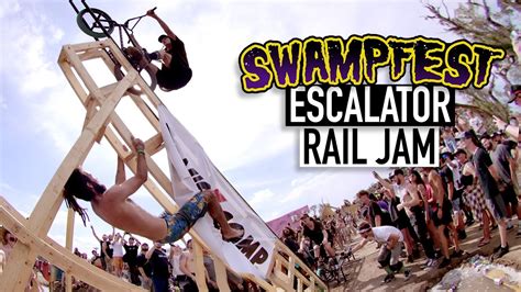 Escalator Rail Jam Swampfest 2023 Youtube